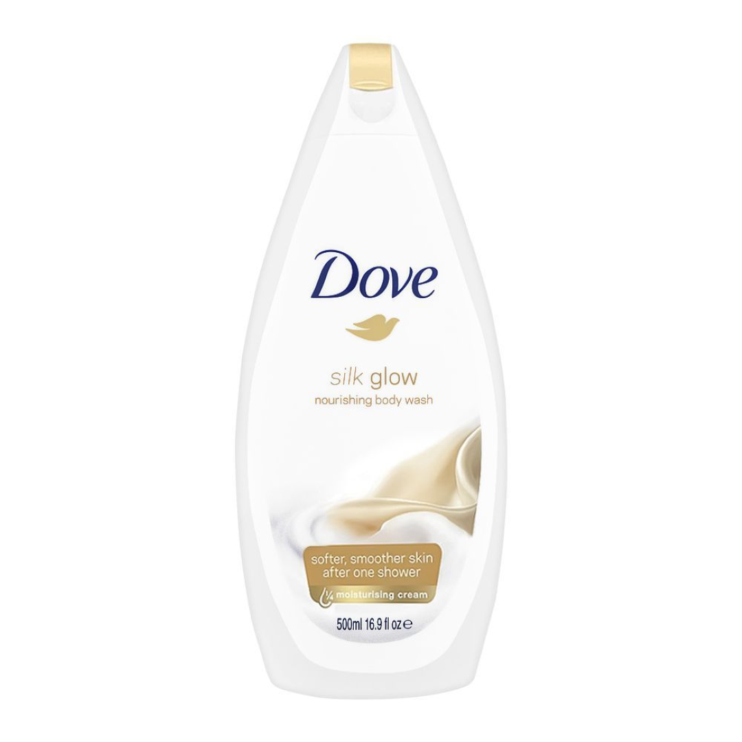 DOVE BODY WASH SILK GLOW 500ML
